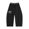 Plaid Waistband Barrel Sweatpants
